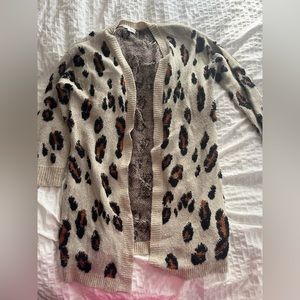 Knox rose cheetah cardigan